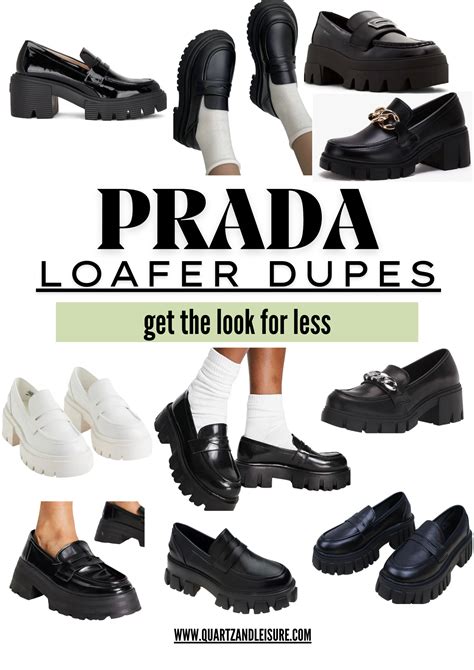 prada loafers women dupe|prada monolith loafers dupe.